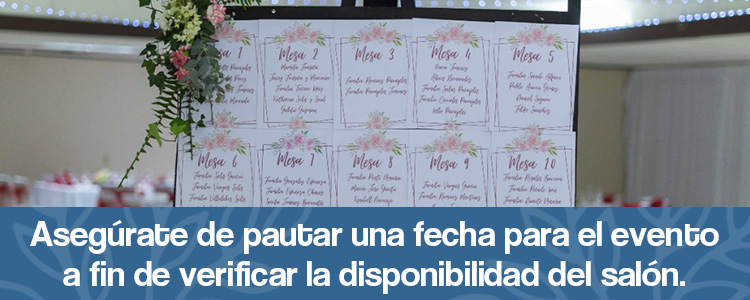 Tips para Celebrar tu Boda elige una fecha